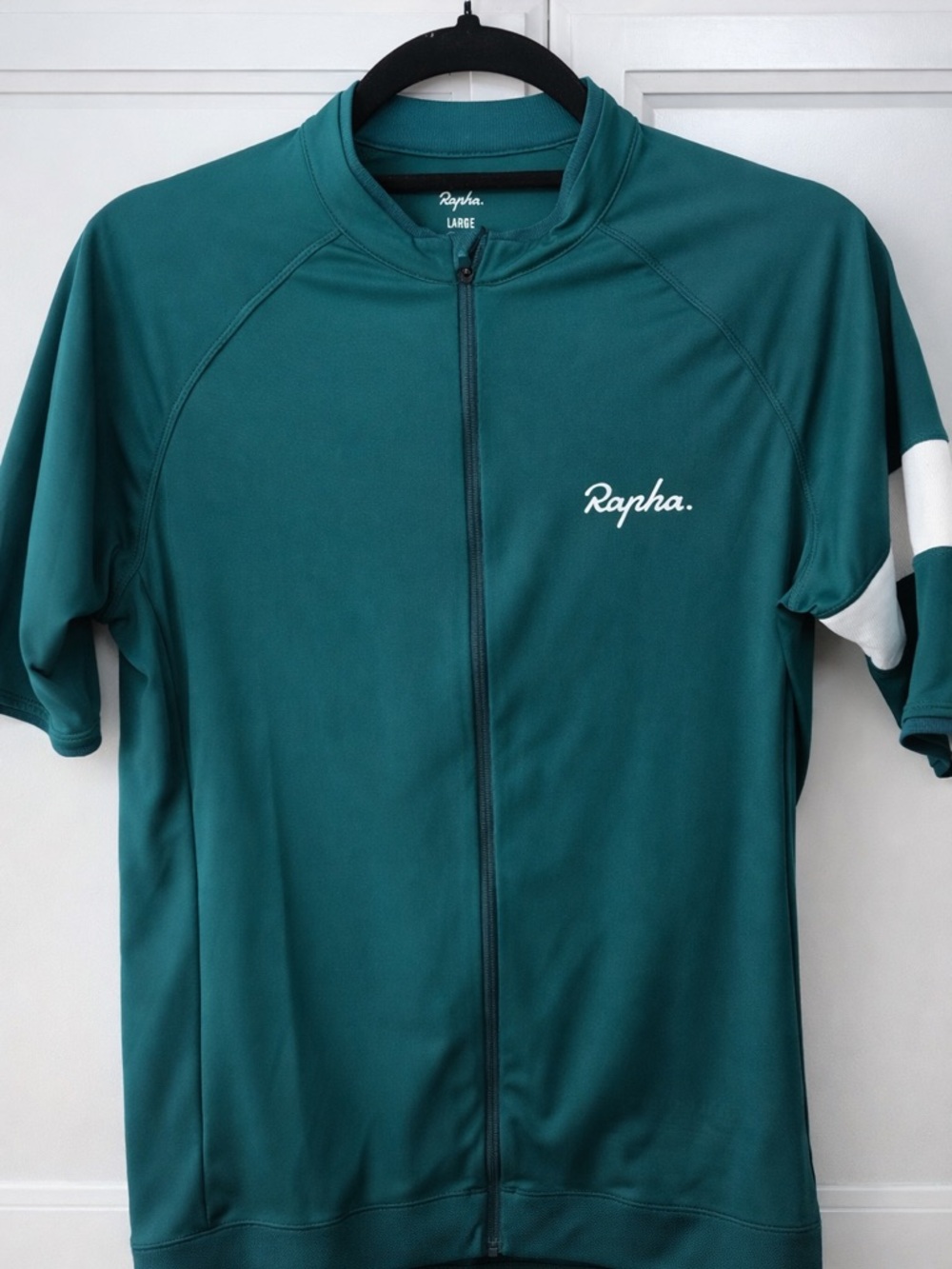 Rapha Teal Green Short-Sleeve Zip Rash Guard